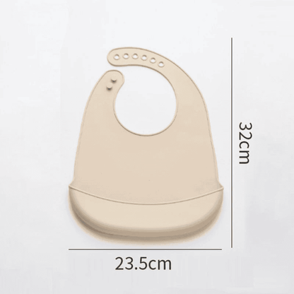 Baby Silicone Bib for Babies with Pocket multivariant