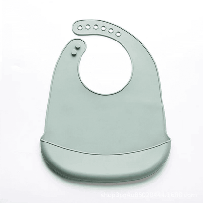 Baby Silicone Bib for Babies with Pocket multivariant