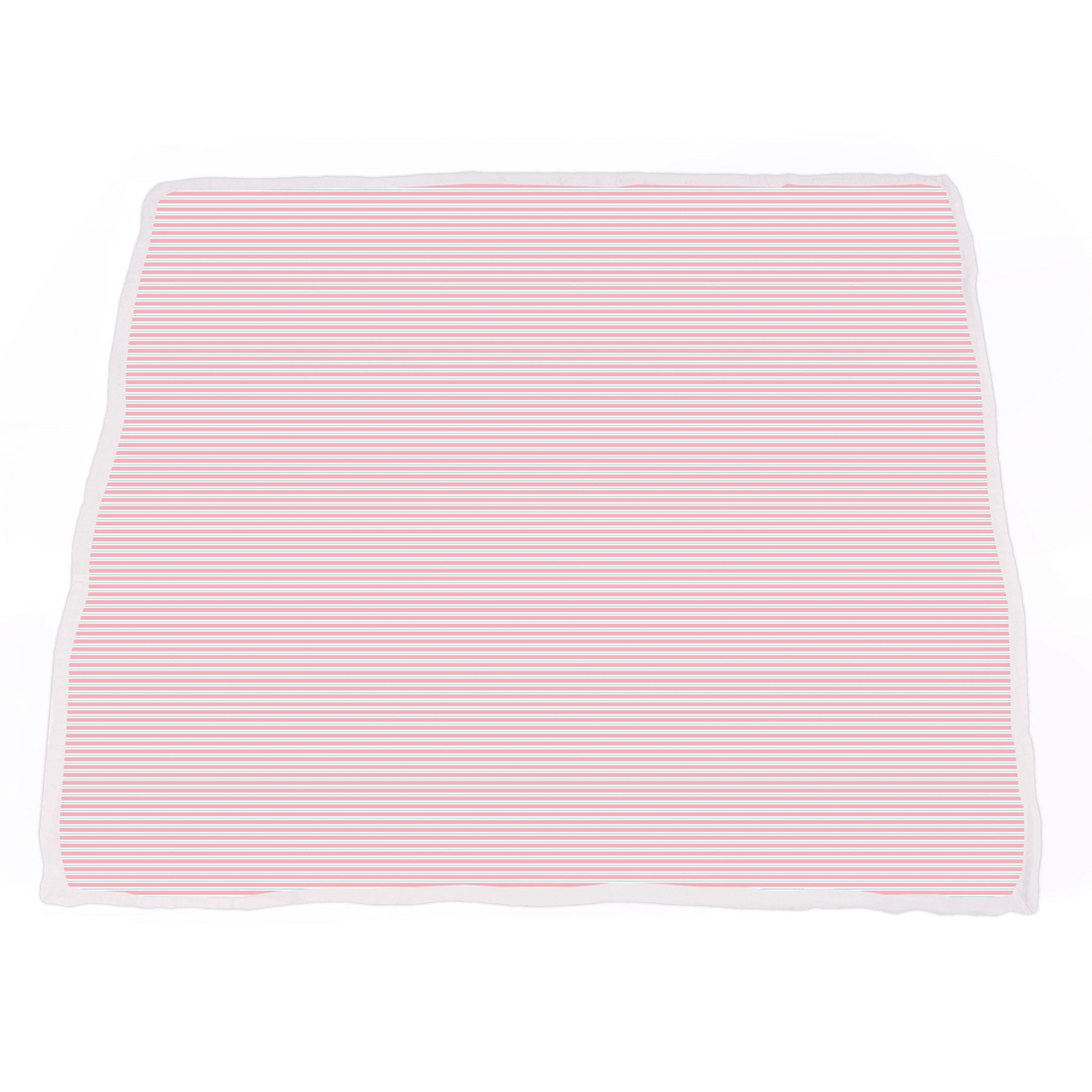 Playful Kitty and Candy Stripe Bamboo Muslin Newcastle Blanket