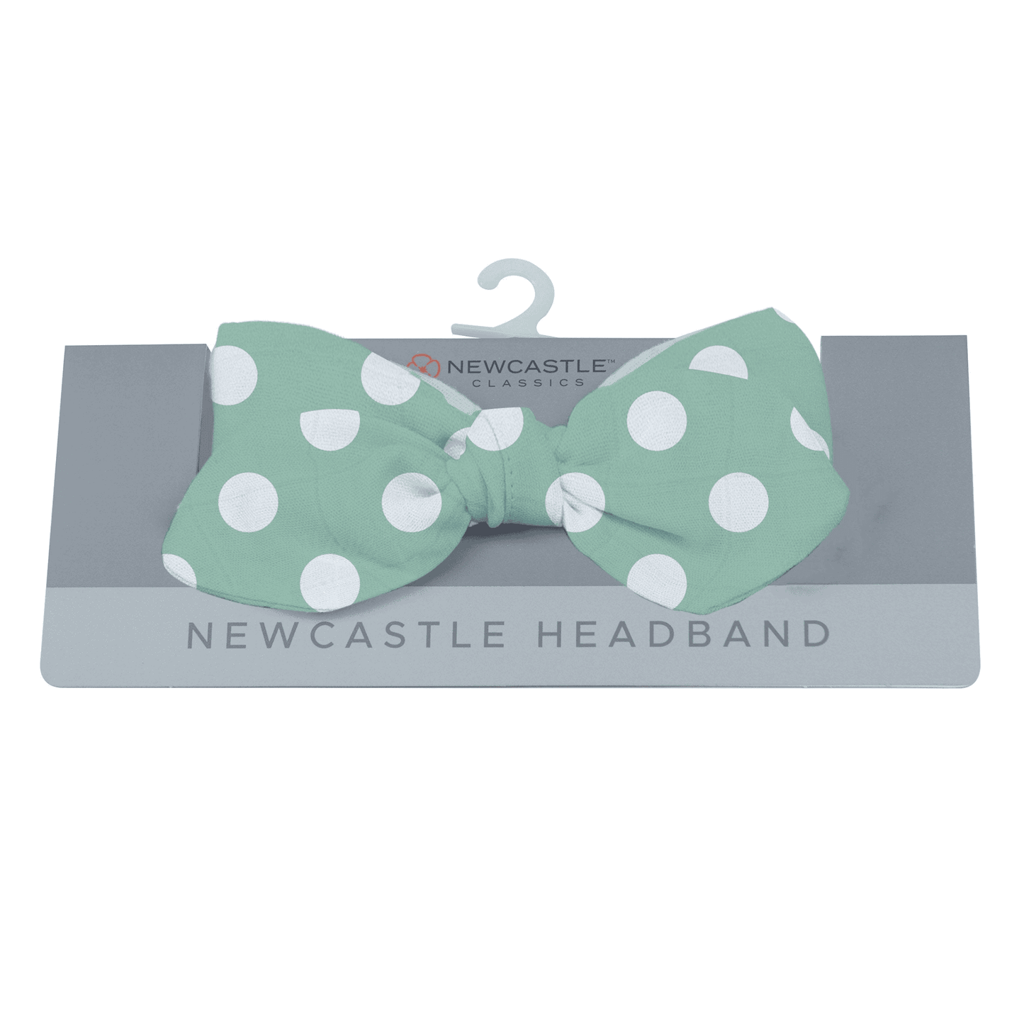 Jade Polka Dot Newcastle Headband