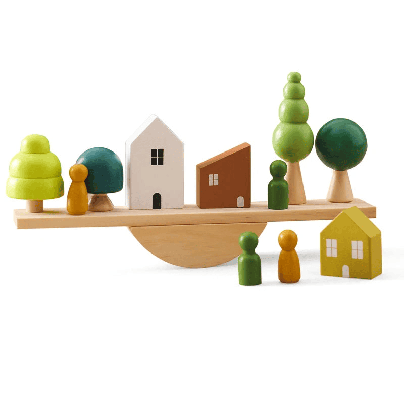 Montessori Wooden Toy Stacking&Threading for children multivariant