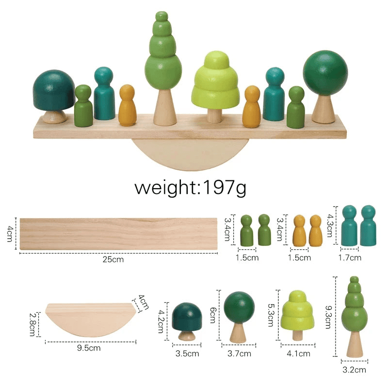 Montessori Wooden Toy Stacking&Threading for children multivariant