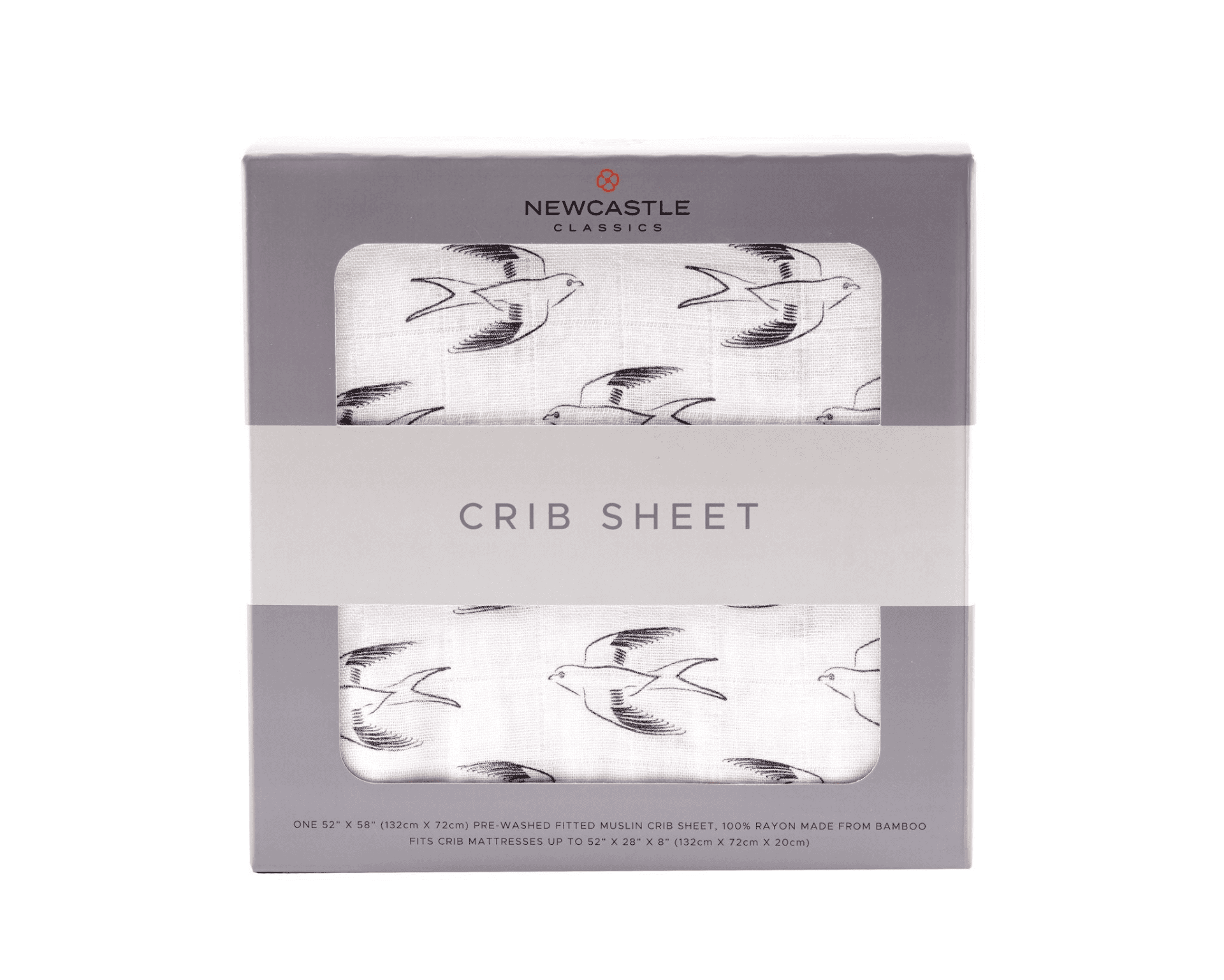 Sparrows Cotton Muslin Crib Sheet