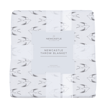 Sparrows Bamboo Muslin Throw Blanket