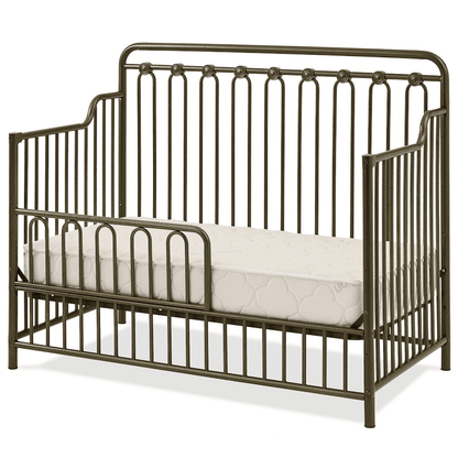 Baldwin 4 in 1 Convertible Full Sized Metal Crib in Golden Nuggest