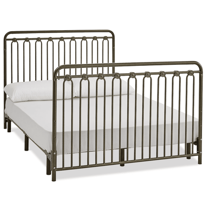 Baldwin 4 in 1 Convertible Full Sized Metal Crib in Golden Nuggest