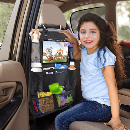 Car Backseat Organizer with Touch Screen Tablet Holder Multivariant