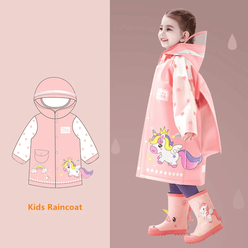 Fantasy raincoat for children multivariant