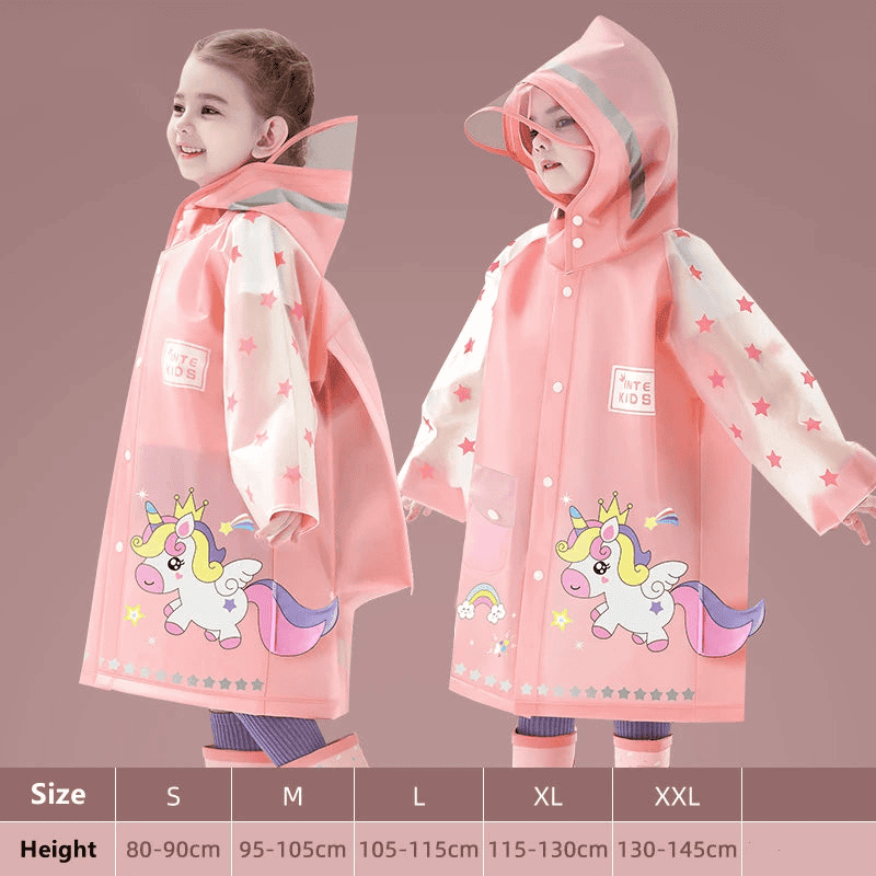 Fantasy raincoat for children multivariant