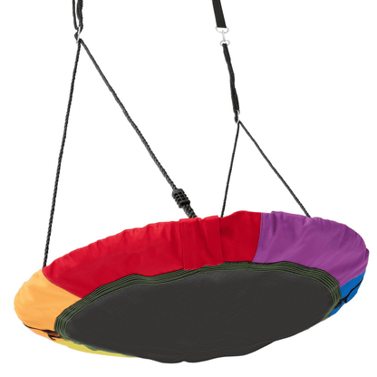 VEVOR Tree Swing 40In Saucer Swing 750lbs Weight Capacity 900D Oxford Multicolor