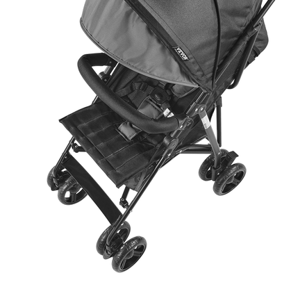 Lightweight Stroller Compact Easy Fold Adjustable Backrest Dark Gray/Black