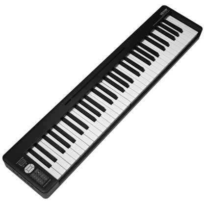 VEVOR 61 Key Folding Keyboard Piano Portable Foldable Piano Bluetooth MIDI Black