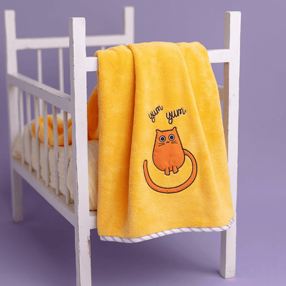 Milk&Moo Tombish Cat Baby Blanket