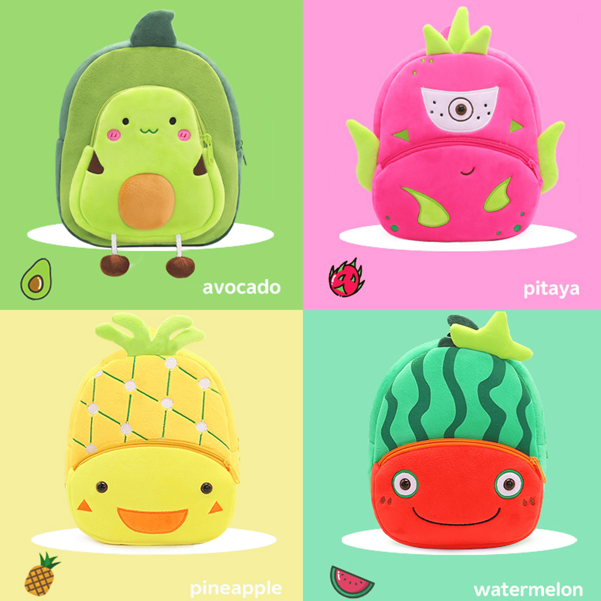 Soft Backpack fruit Multivariant