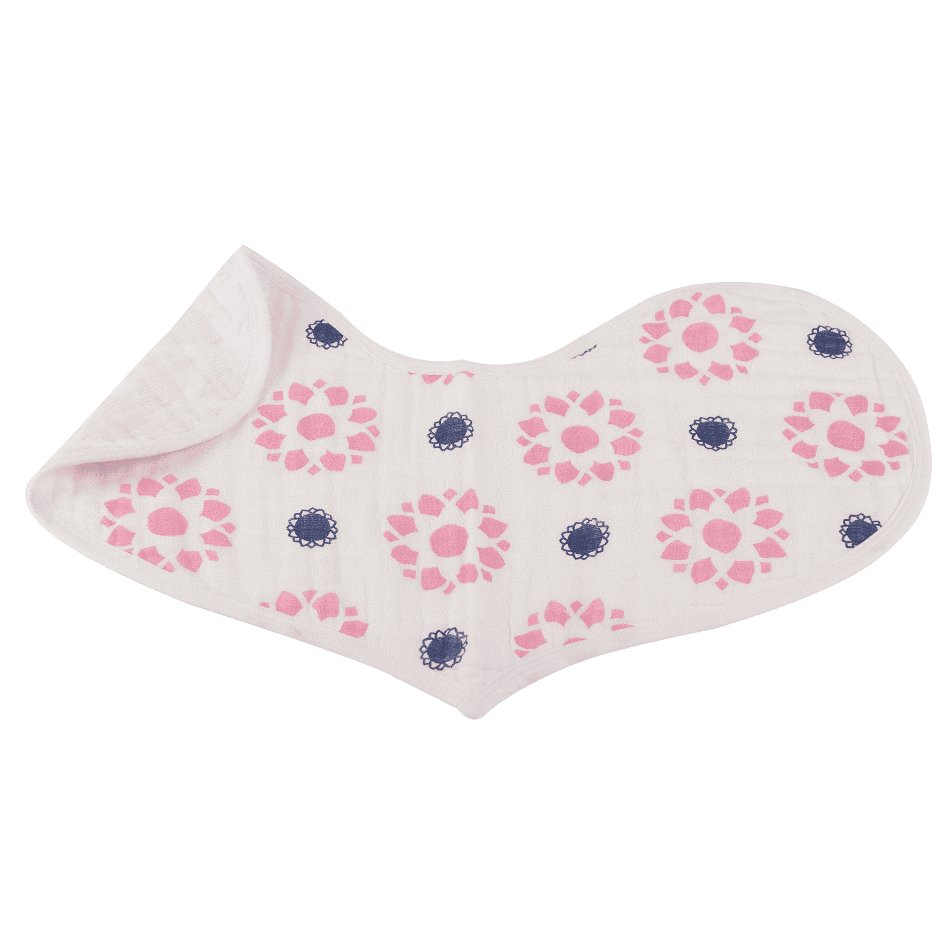 Pop of Pink Cotton Heart Bibs 2PK