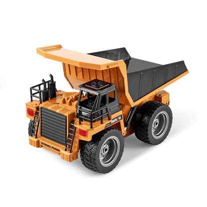 VEVOR RC Remote Control Dump Truck Toy Construction Vehicle Toy 9CH 1:18 Scale