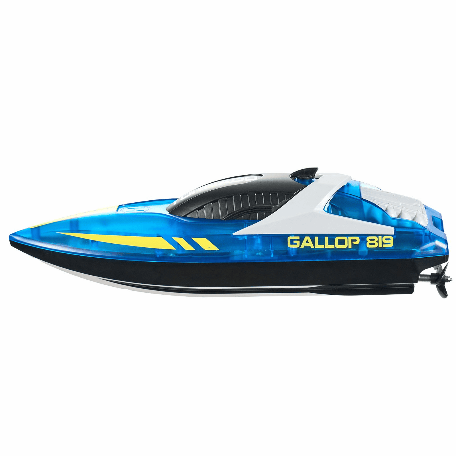 VEVOR RC Boat 2.4 GHz Remote Control Racing Boat 12 km/h Kids Adults Gift Blue