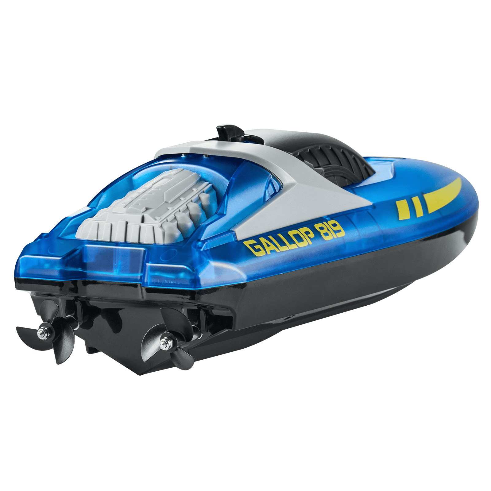 VEVOR RC Boat 2.4 GHz Remote Control Racing Boat 12 km/h Kids Adults Gift Blue