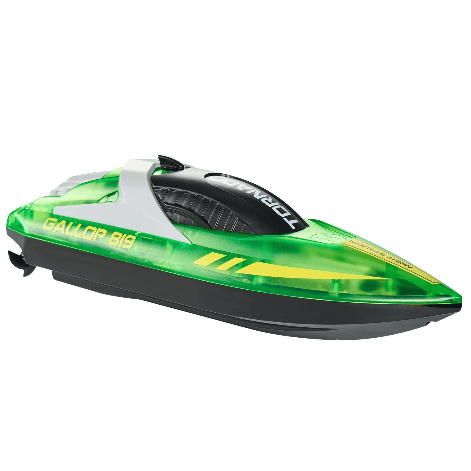 VEVOR RC Boat 2.4 GHz Remote Control Racing Boat 12 km/h Kids Adults Gift Green