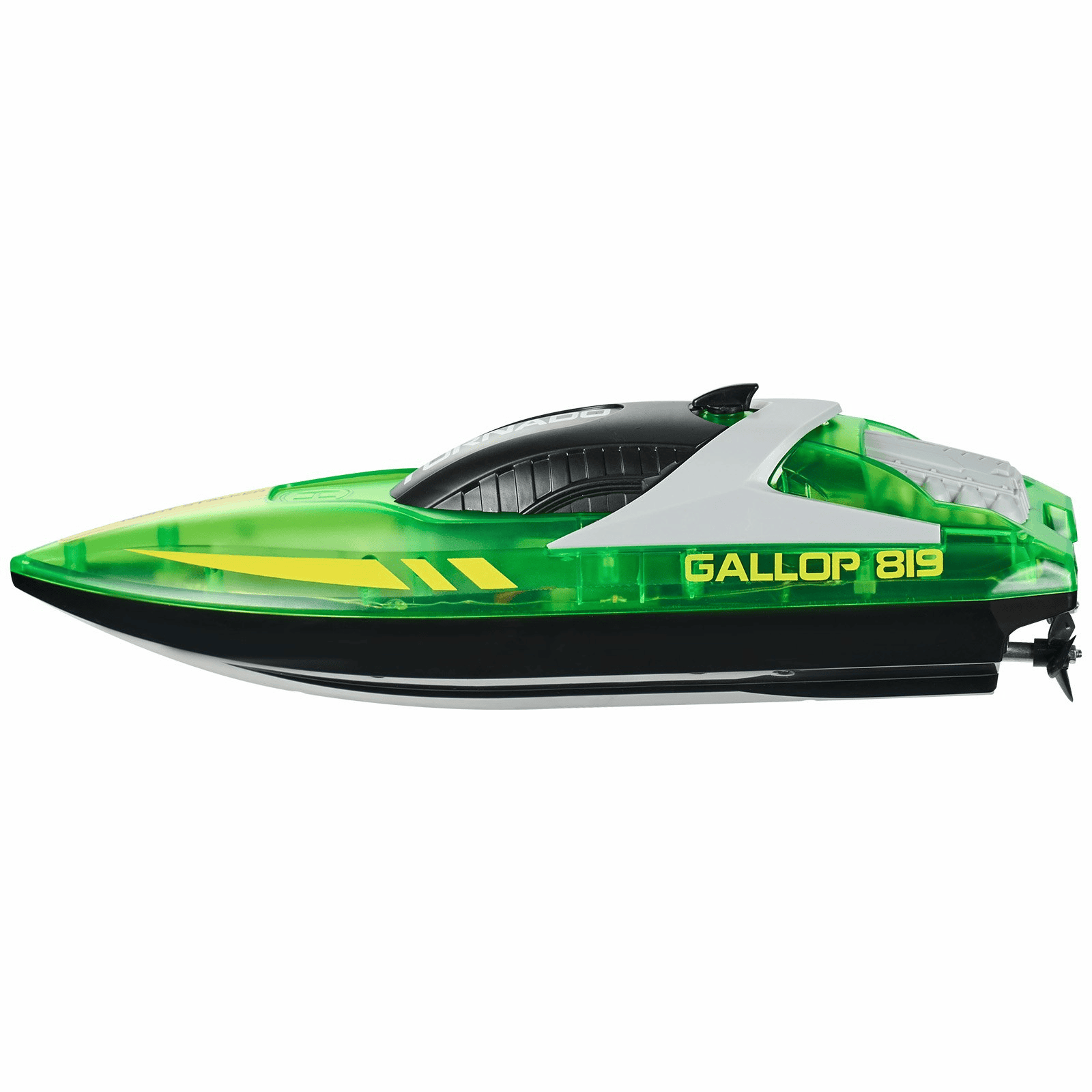 VEVOR RC Boat 2.4 GHz Remote Control Racing Boat 12 km/h Kids Adults Gift Green