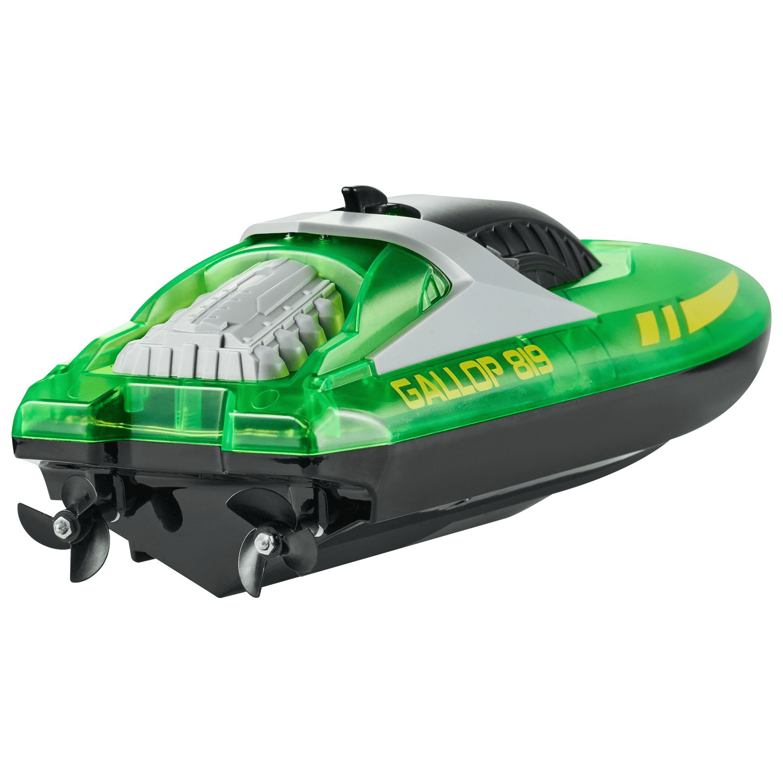 VEVOR RC Boat 2.4 GHz Remote Control Racing Boat 12 km/h Kids Adults Gift Green