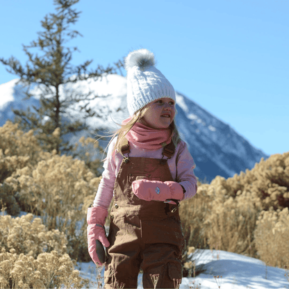 Kushi-riki | Kids Fleece Lined Snow Bunny Beanie