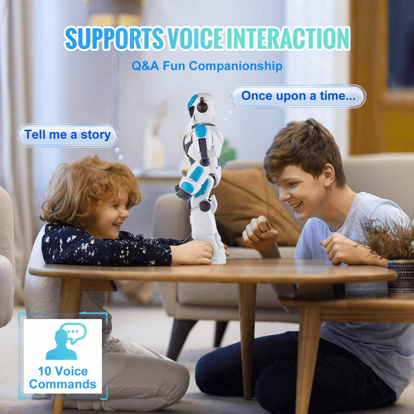 RoboBuddy 5.0- The Ultimate Talking, Dancing, and Interactive Robot Companion for Kids!