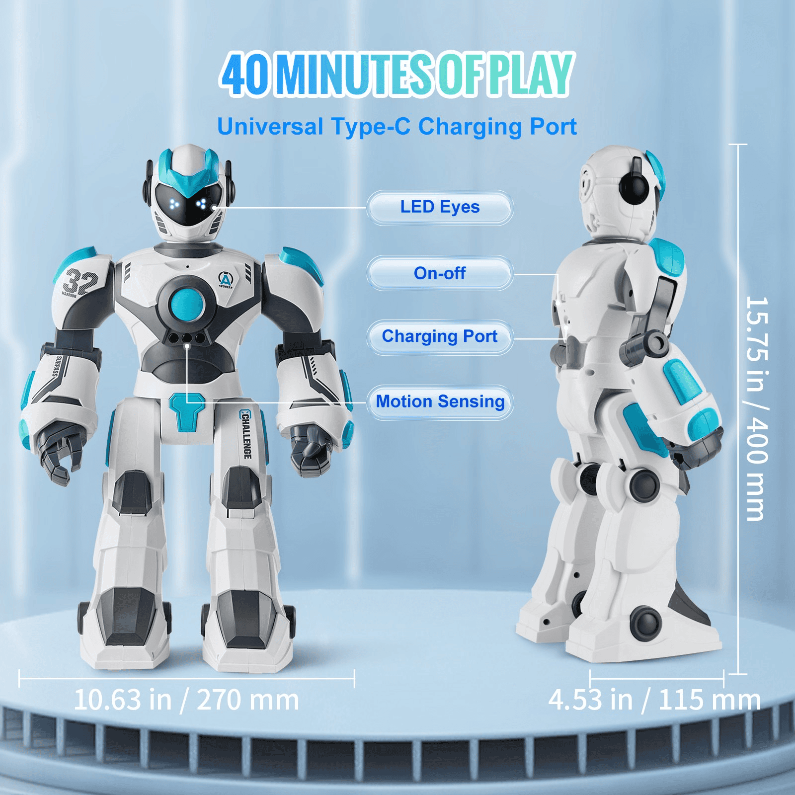 RoboBuddy 5.0- The Ultimate Talking, Dancing, and Interactive Robot Companion for Kids!