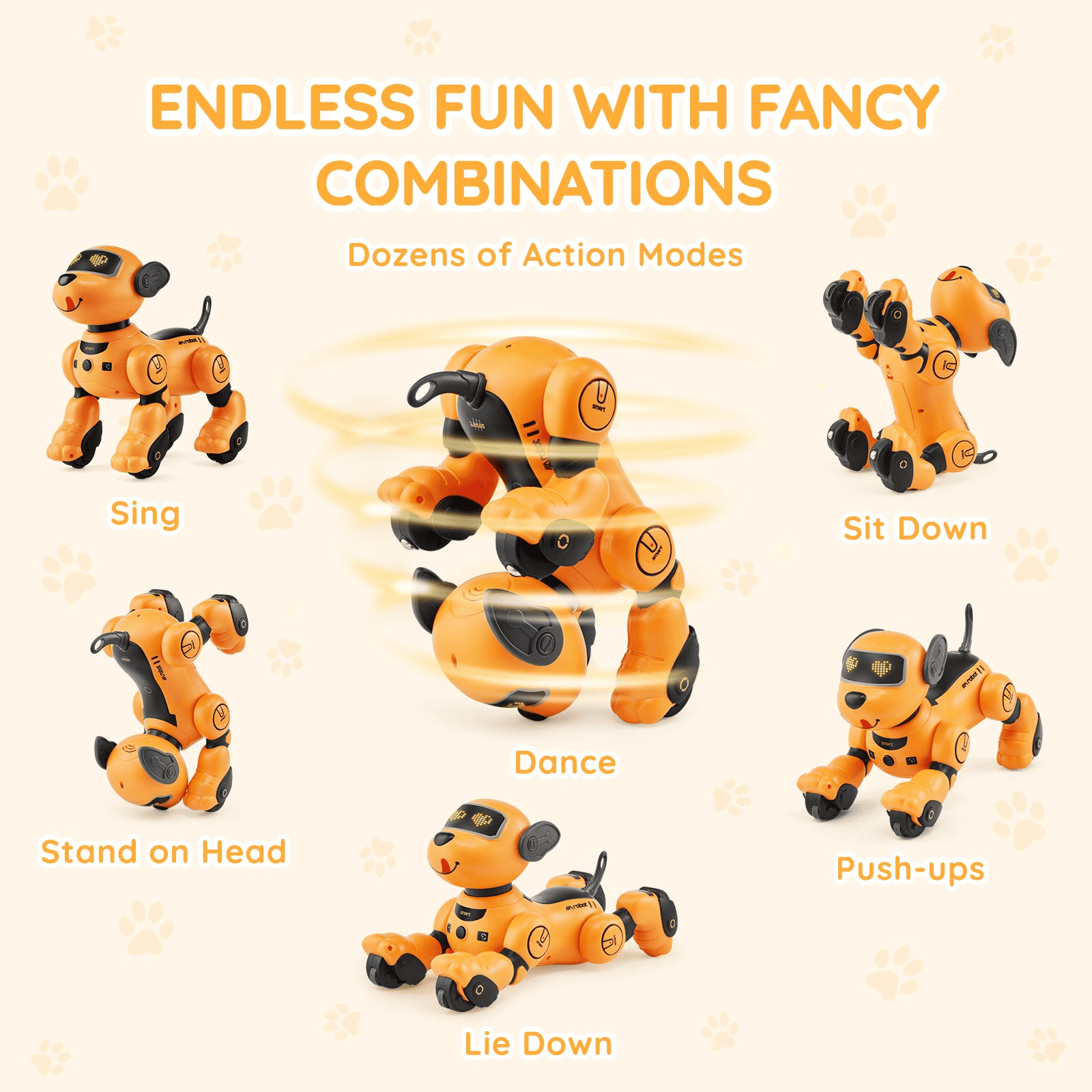 RoboPup Elite - The Interactive Robot Dog That Dances, Talks, and Delights! 🐾✨