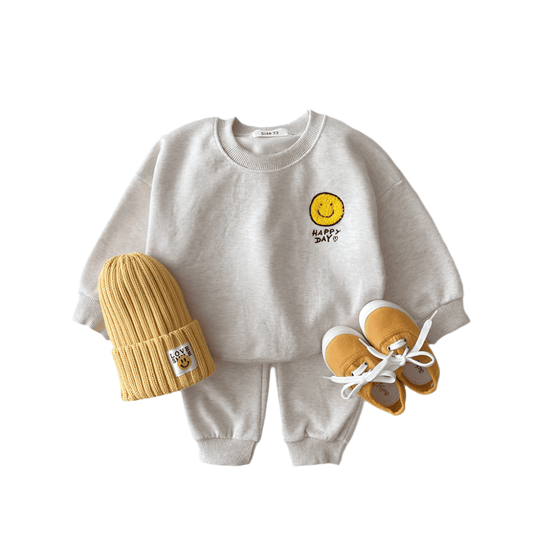 Cotton tracksuit set 2 pcs sweatshirt and trousers for children Multivariant