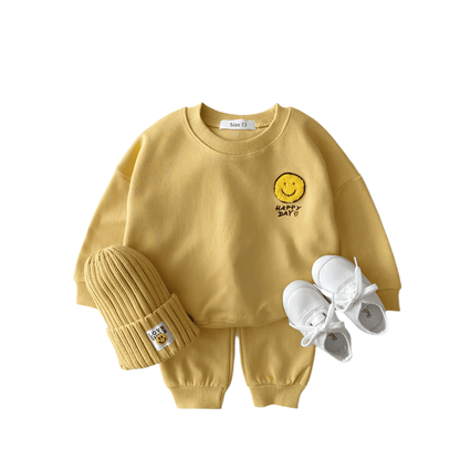 Cotton tracksuit set 2 pcs sweatshirt and trousers for children Multivariant