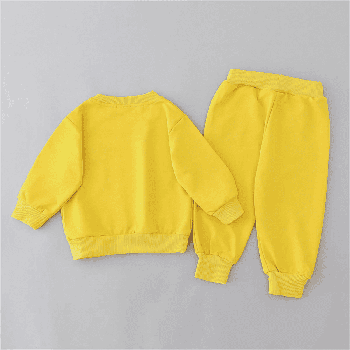 Cotton tracksuit set 2 pcs sweatshirt and trousers for Little Bear children