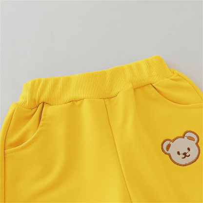 Cotton tracksuit set 2 pcs sweatshirt and trousers for Little Bear children