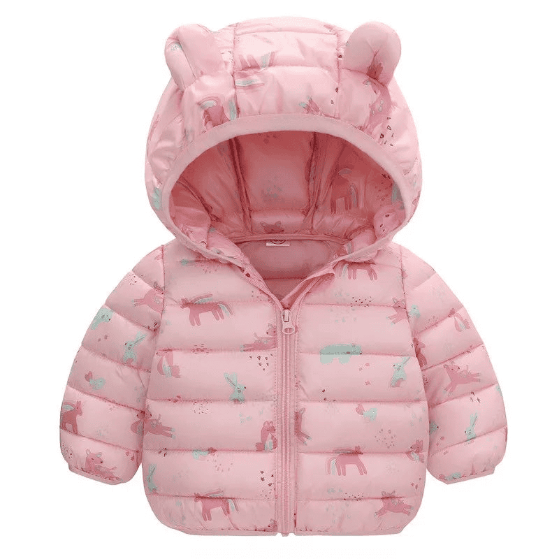 Warm Dinosaur Jacket with Hood for Children