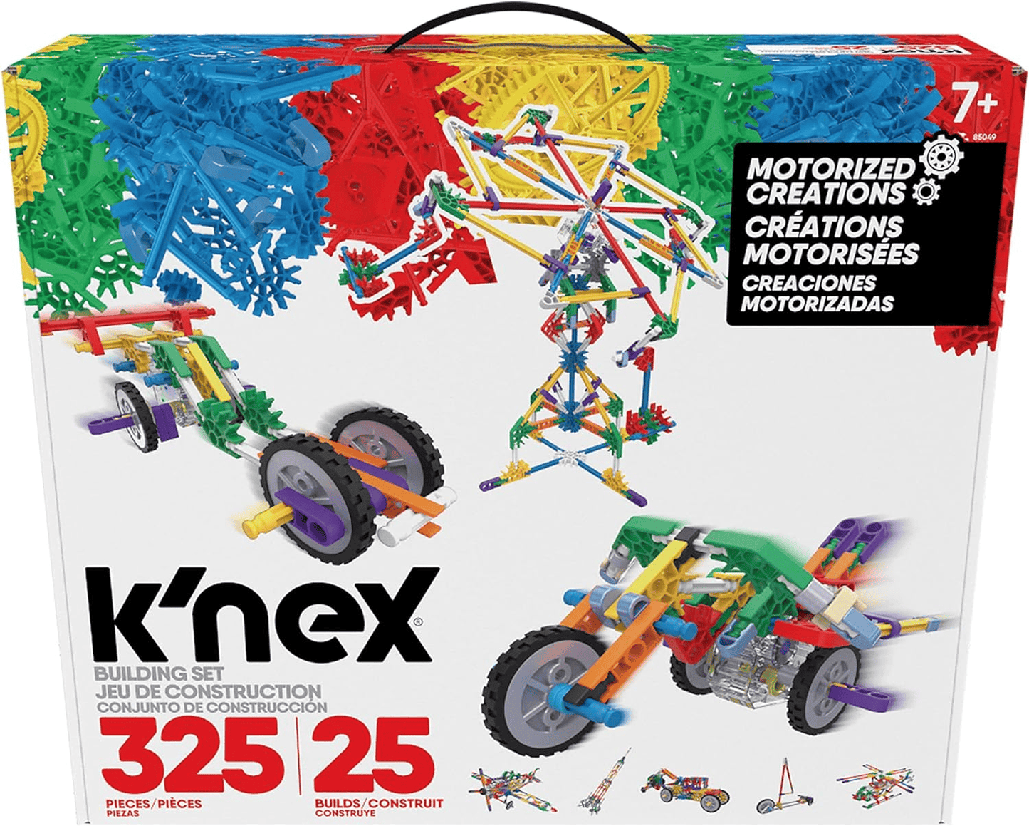 K'nex Motorised Creations Building Set - 325 Pieces