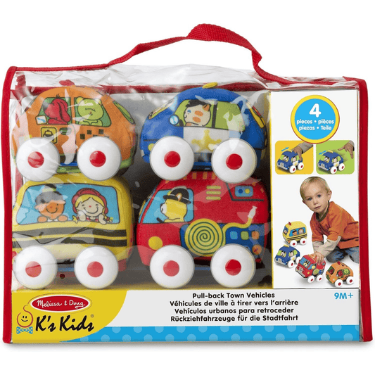 Melissa & Doug K's Kids Pull-Back Vehicle Set