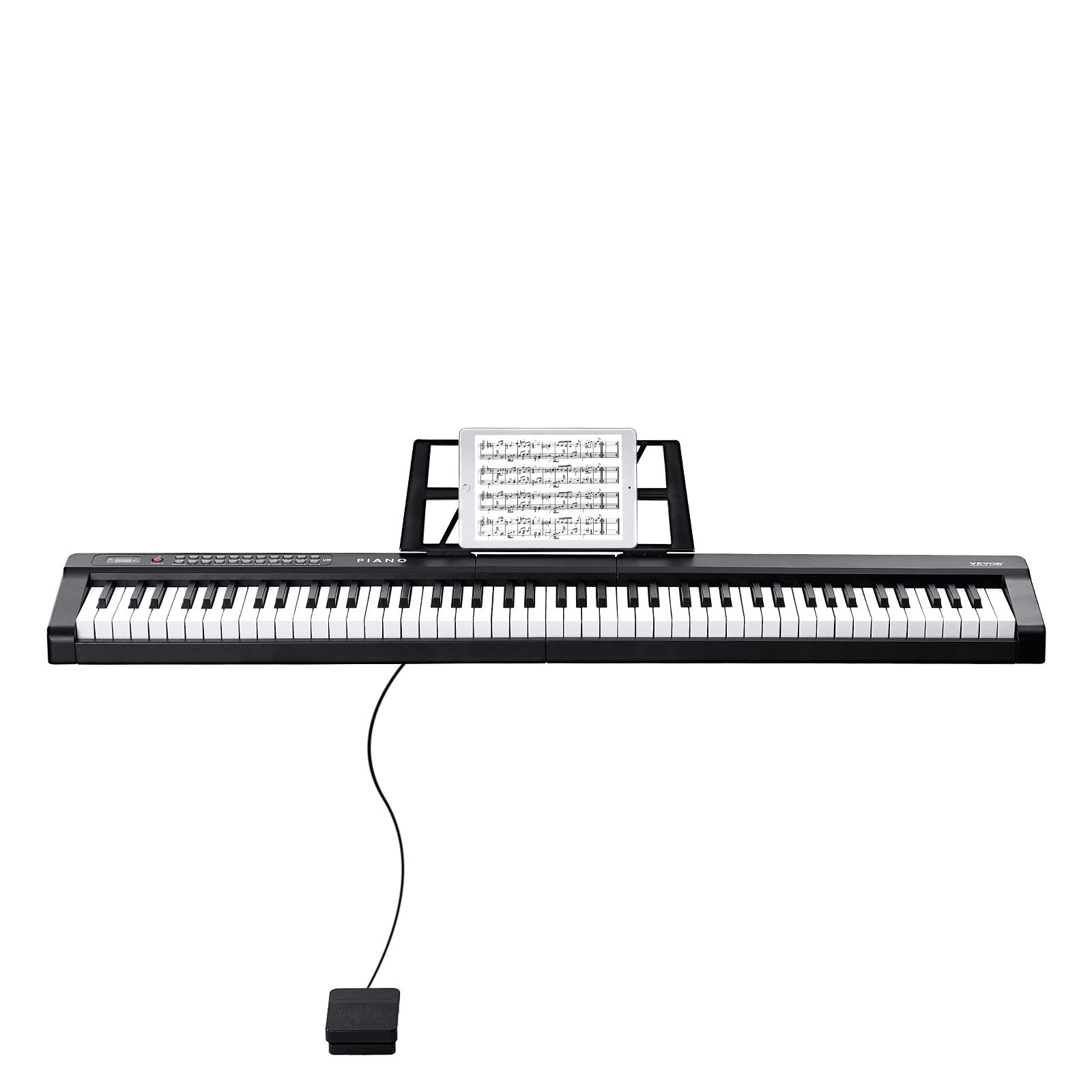 VEVOR 88 Key Digital Piano Keyboard Semi Weighted Full Size Electric Portable