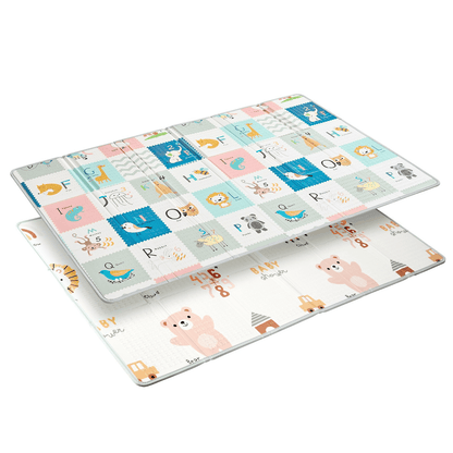 VEVOR 51"x79" Baby Play Mat Kids Crawling Soft Activity Floor Playmat 2 Side