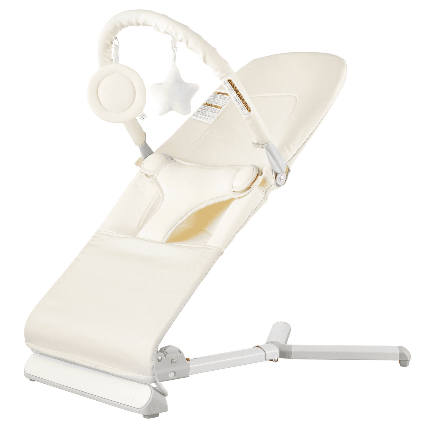 VEVOR Baby Bouncer Folding Bouncer Seat Chair for Babies 0-9 Months with Toy Bar