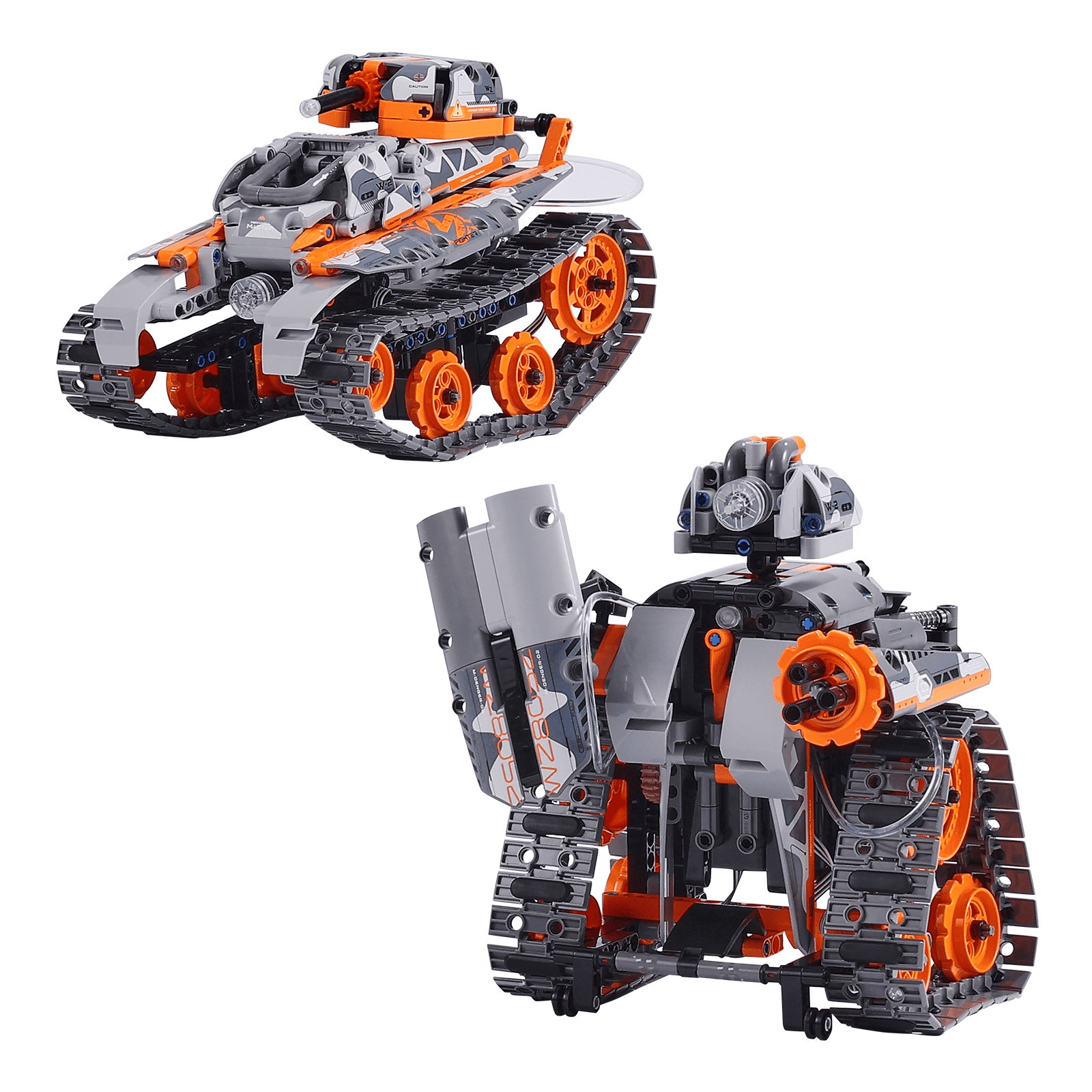 VEVOR STEM Building Toys for Kids 5 in 1 App & Remote Control Car/Robot 554 PCS