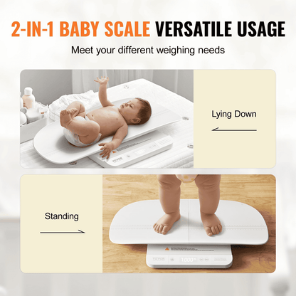 VEVOR Baby Scale Smart Bluetooth Infant Weight Digital Scale with Hold Function