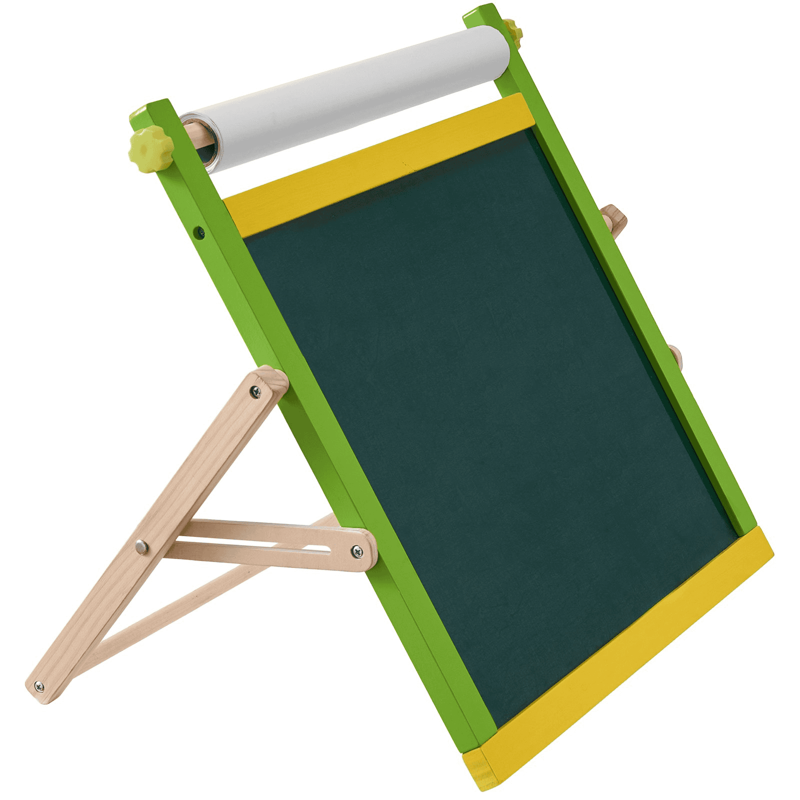 VEVOR 3-in-1 Tabletop Kids Art Easel Double-Sided Magnetic Whiteboard Chalkboard