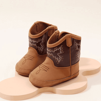 Soft Breathable Western Baby Boots