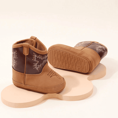 Soft Breathable Western Baby Boots