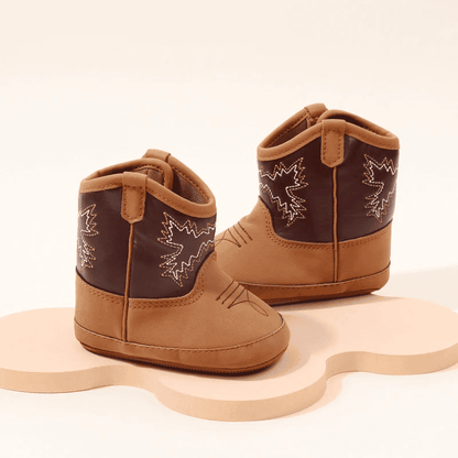 Soft Breathable Western Baby Boots