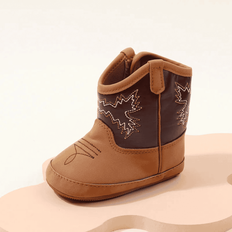 Soft Breathable Western Baby Boots