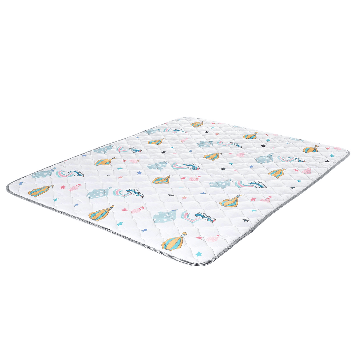 VEVOR 59"x79" Baby Play Mat Kids Crawling Soft Floor Playmat Infant Activity Mat