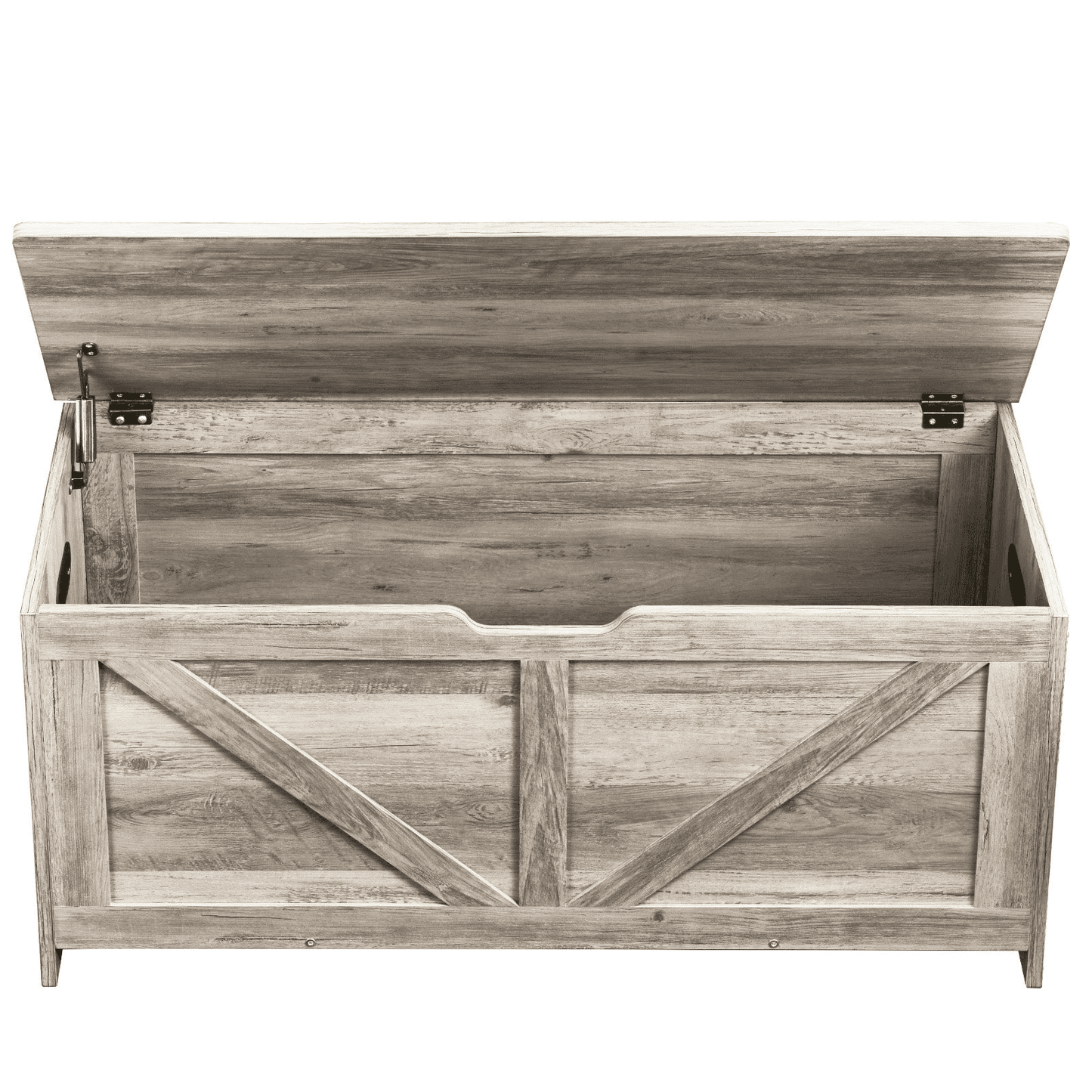 VEVOR Kids Toy Storage Bench Wooden Toy Box Chest 38.98 x 15.55 x 18.9 in Gray