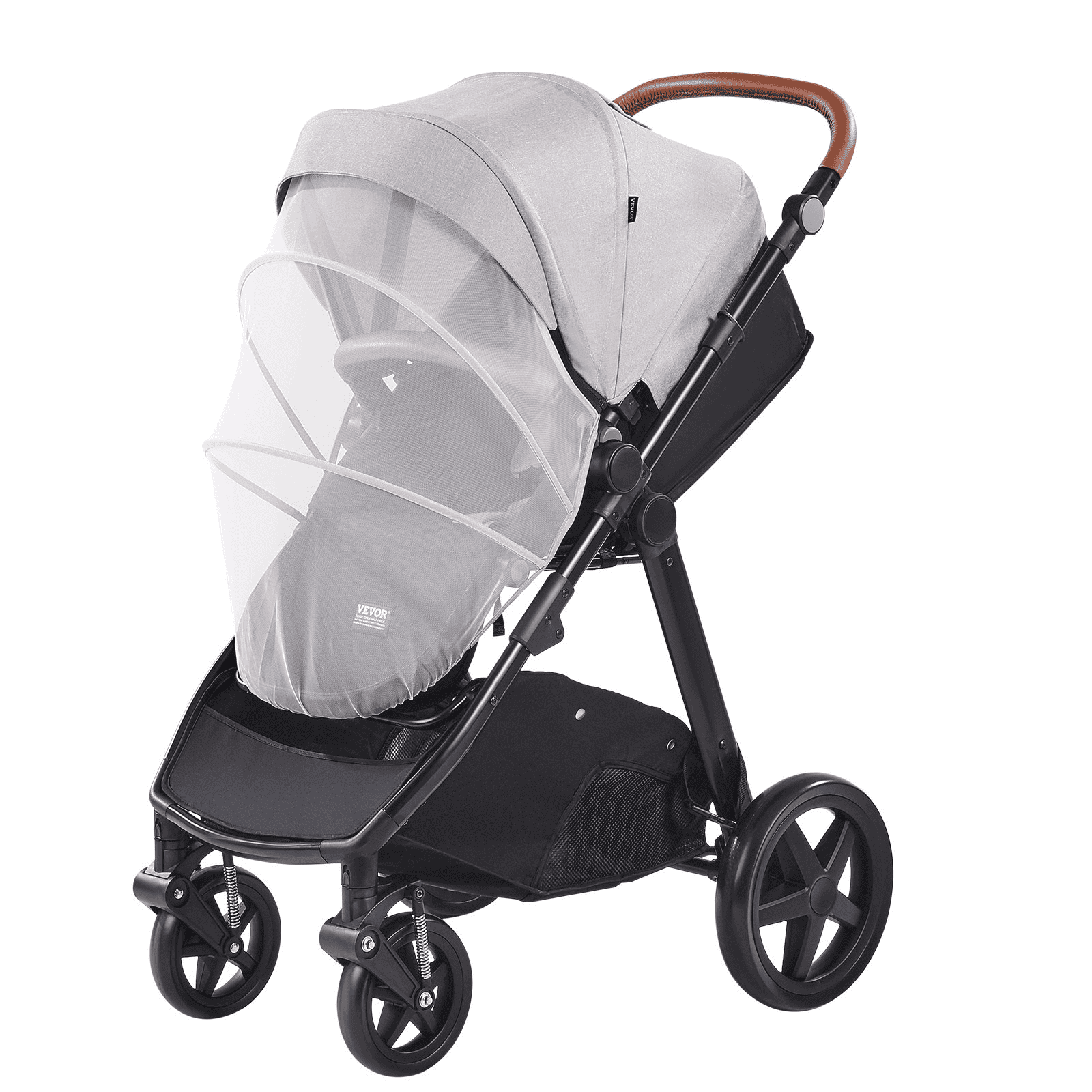 Stroller Travel System With Bassinet Playard Baby Combo Set Light Gray