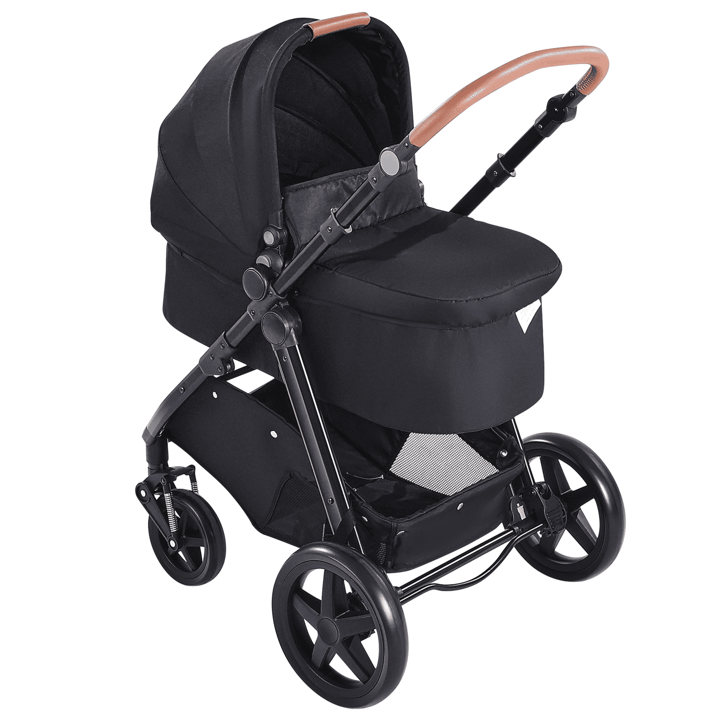 Stroller Travel System With Bassinet Playard Baby Combo Set 2-in-1 Black